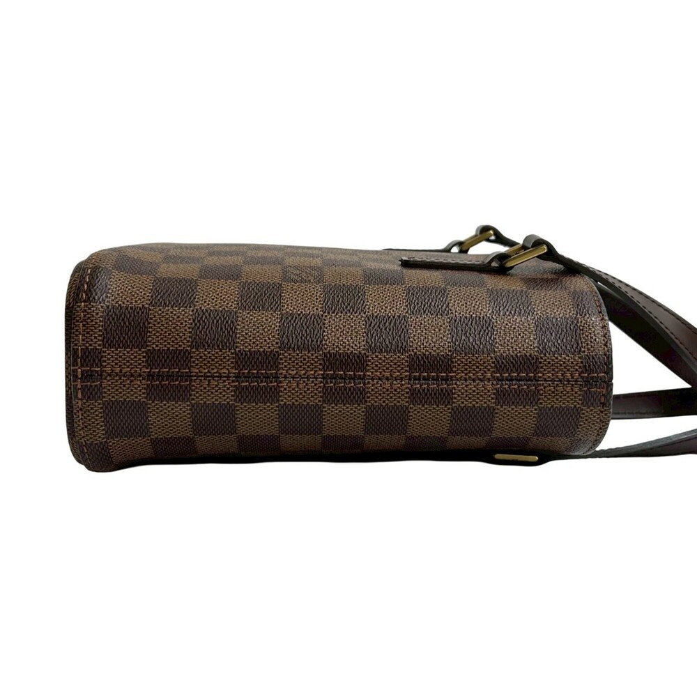 LOUIS VUITTON Vintage Brown Damier Leather Tote Bag - Picture 6 of 10